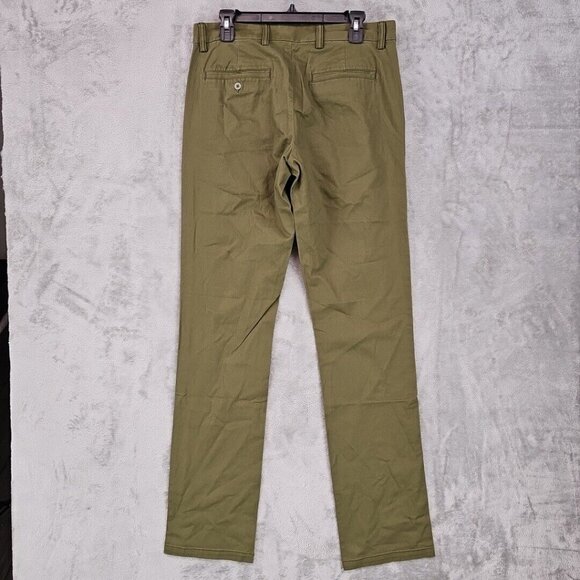 Old Navy Pants Mens Size 32 Green Ultimate Slim Fit Chino Breathable Stretch - Picture 8 of 10